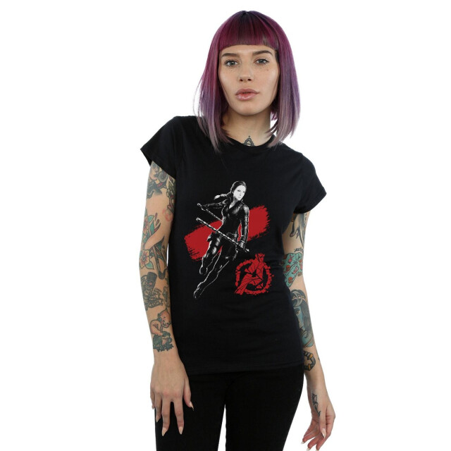 Li-cense Marvel dames avengers endgame mono black widow katoenen t-shirt UTBI5882_black large