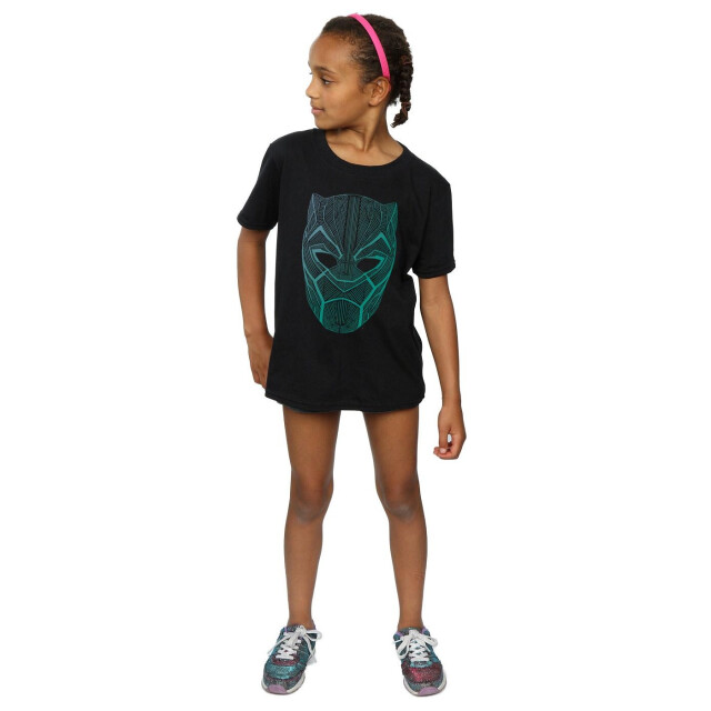 Li-cense Black panther katoenen t-shirt voor meisjes UTBI587_black large