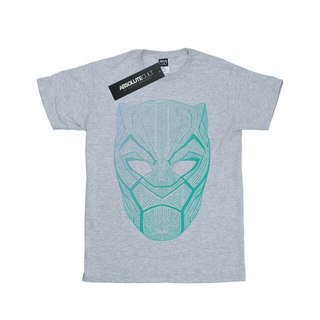 Li-cense Black panther katoenen t-shirt voor meisjes UTBI587_sportsgrey large