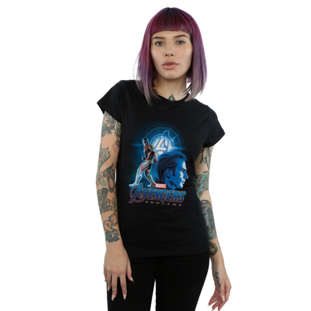 Li-cense Marvel dames avengers endgame captain america team suit katoenen t-shirt UTBI5592_black large
