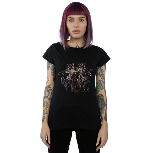 Li-cense Marvel dames avengers endgame vs thanos katoenen t-shirt UTBI5710_black large