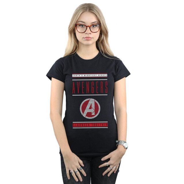 Li-cense Marvel dames avengers endgame samen sterker katoenen t-shirt UTBI5671_black large