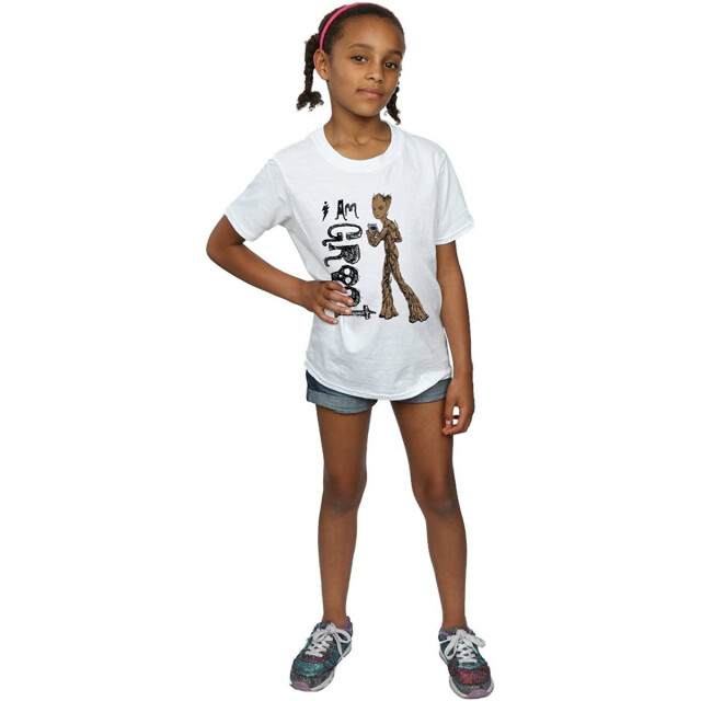 Li-cense Avengers infinity war meisjes ik ben tiener groot katoenen t-shirt UTBI557_white large
