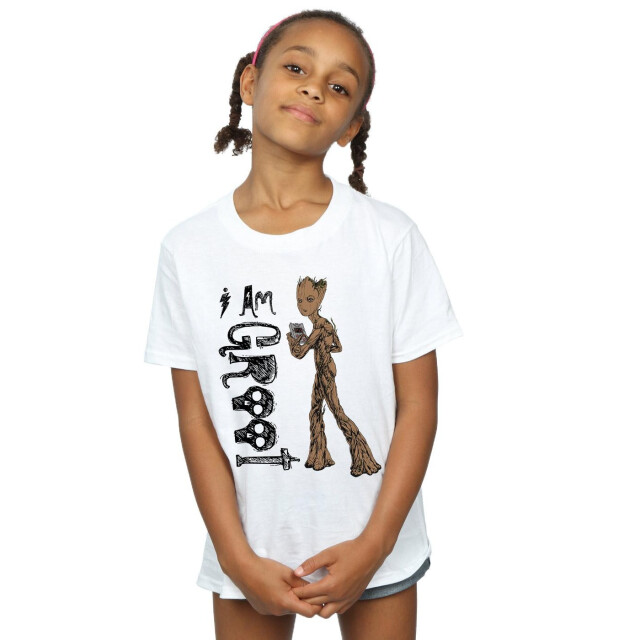 Li-cense Avengers infinity war meisjes ik ben tiener groot katoenen t-shirt UTBI557_white large