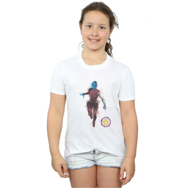 Li-cense Marvel meisjes avengers endgame geverfd nebula katoen t-shirt UTBI5372_white large