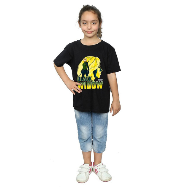 Li-cense Avengers infinity war meisjes weduwe katoenen t-shirt UTBI524_black large