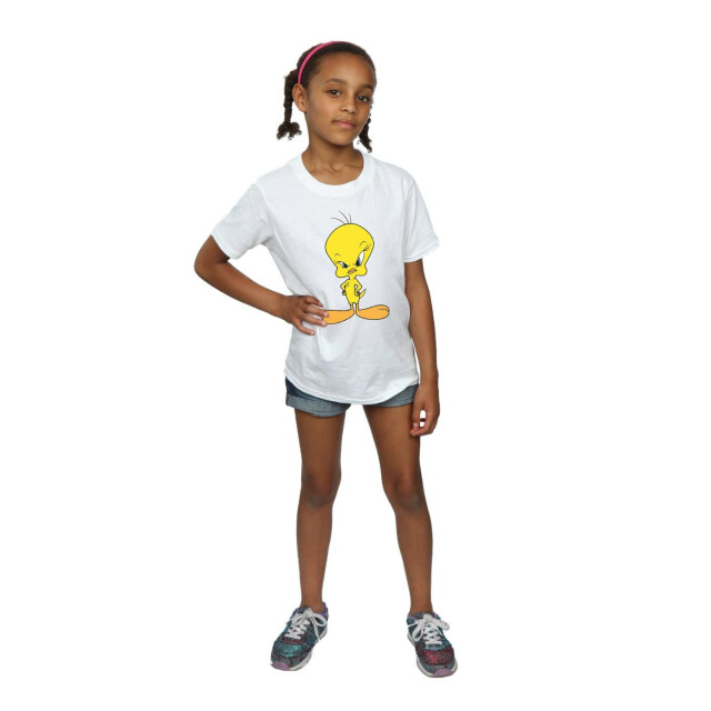 Li-cense Looney tunes meisjes boos tweety katoenen t-shirt UTBI635_white large