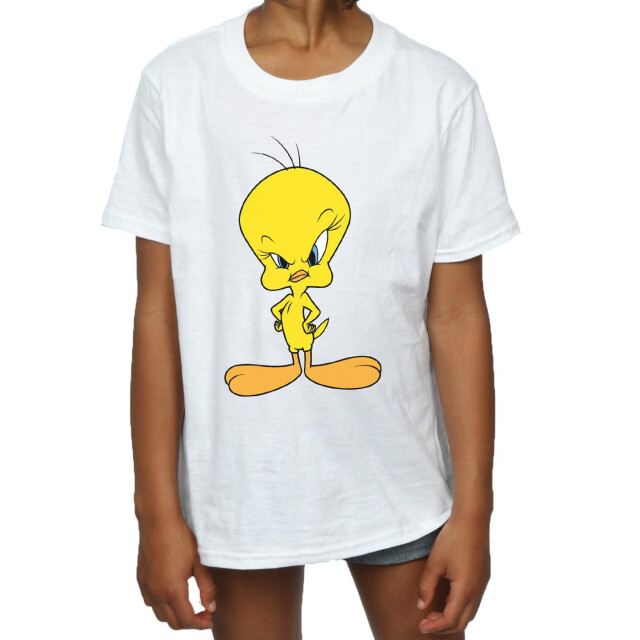 Li-cense Looney tunes meisjes boos tweety katoenen t-shirt UTBI635_white large