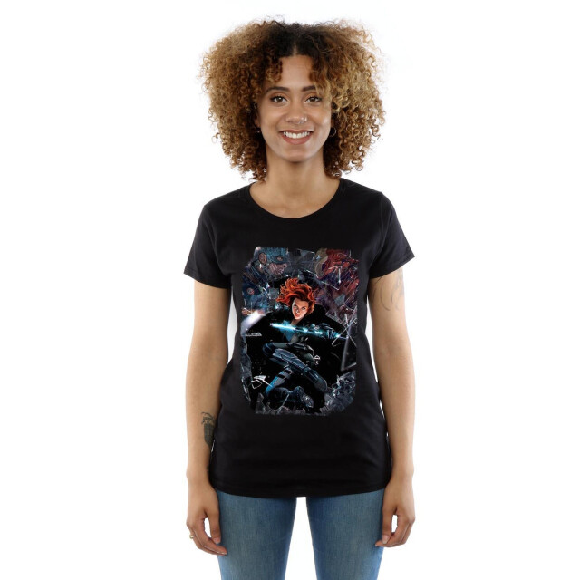 Li-cense Marvel dames captain america civil war black widow breakout katoenen t-shirt UTBI51393_black large