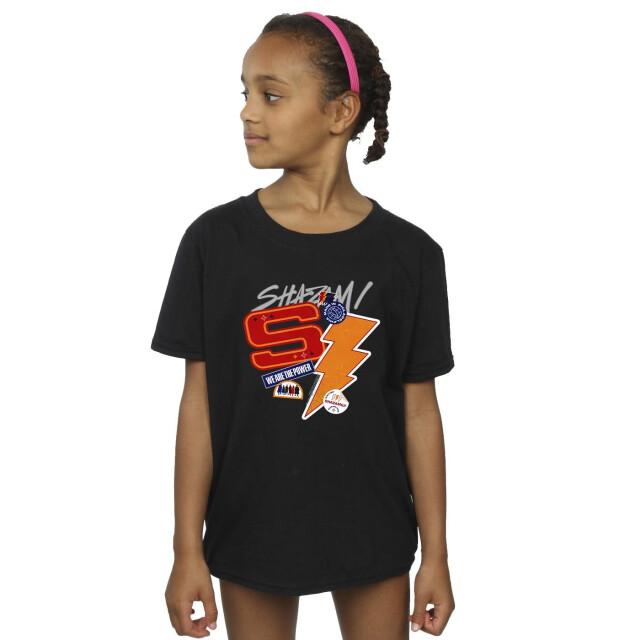 Li-cense Dc comics meisjes shazam fury of the gods sticker spam katoenen t-shirt UTBI51181_black large
