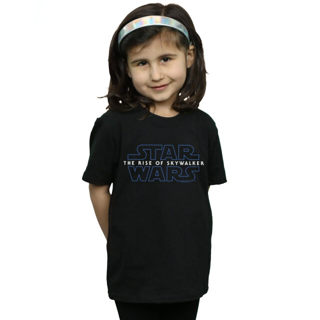 Li-cense Star wars: the rise of skywalker meisjes star wars the rise of skywalker logo katoenen t-shirt UTBI51302_black large