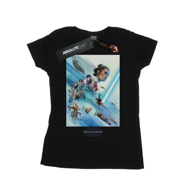 Li-cense Star wars: the rise of skywalker dames weerstandsposter katoenen t-shirt UTBI50676_black large