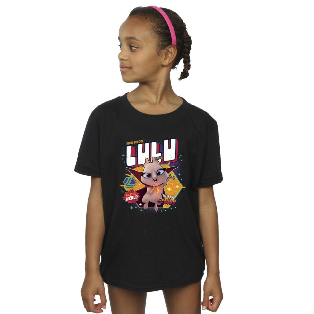 Li-cense Dc comics meisjes dc league of super-pets lulu evil genius katoenen t-shirt UTBI50441_black large