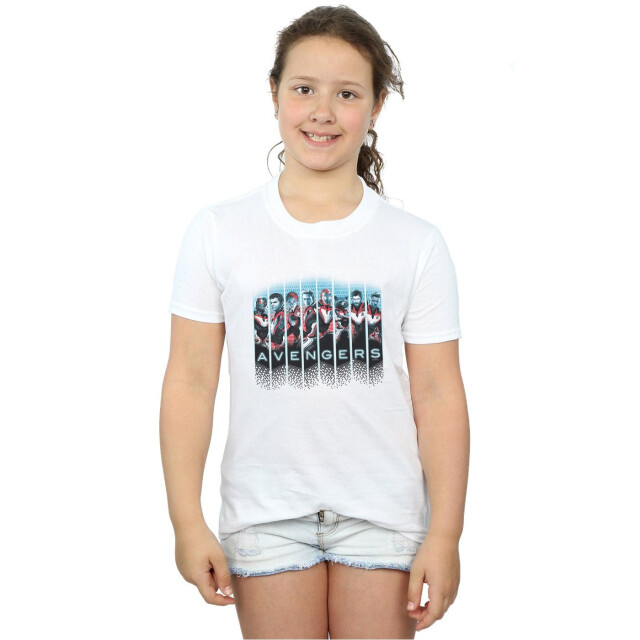 Li-cense Marvel meisjes avengers endgame team tech assemble katoenen t-shirt UTBI5086_white large