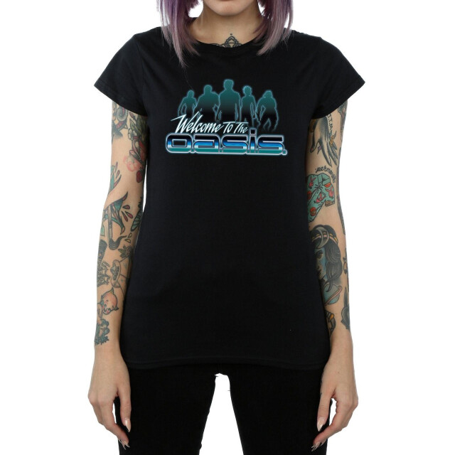 Li-cense Ready player one dames welkom in de oase katoenen t-shirt UTBI38155_black large