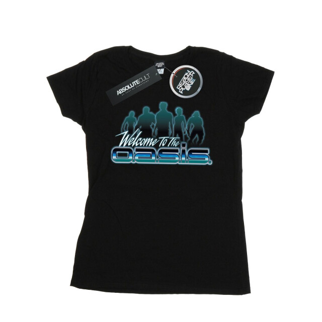 Li-cense Ready player one dames welkom in de oase katoenen t-shirt UTBI38155_black large