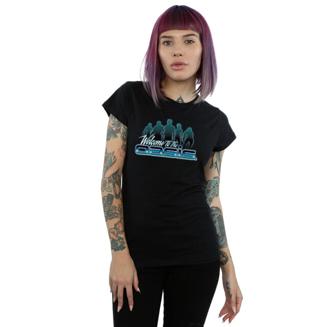 Li-cense Ready player one dames welkom in de oase katoenen t-shirt UTBI38155_black large