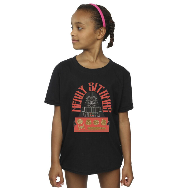 Li-cense Star wars meisjes episode iv: a new hope merry sithmas katoenen t-shirt UTBI38011_black large
