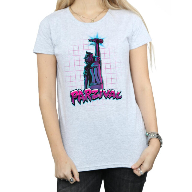 Li-cense Ready player one dames parzival key katoenen t-shirt UTBI38096_sportsgrey large