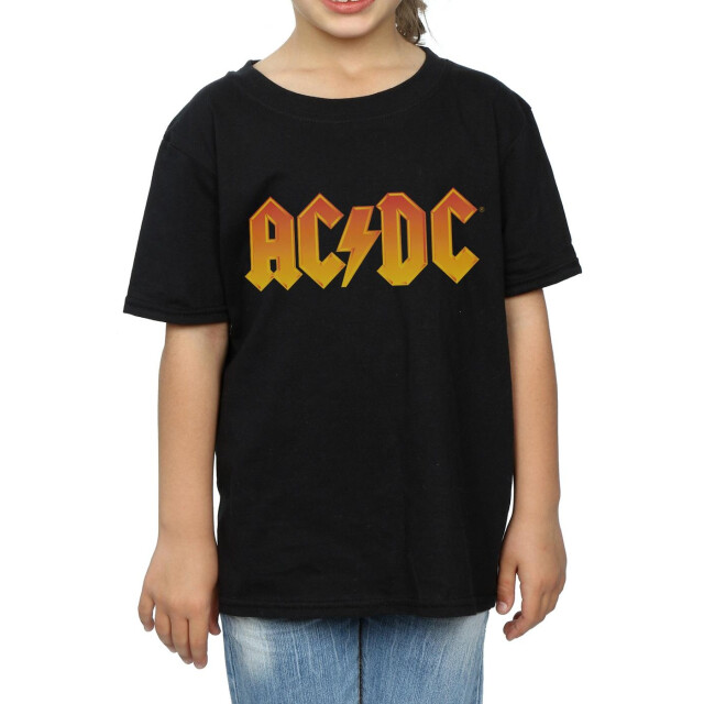 Li-cense Ac/dc katoenen t-shirt met brandweerlogo voor meisjes UTBI3765_black large