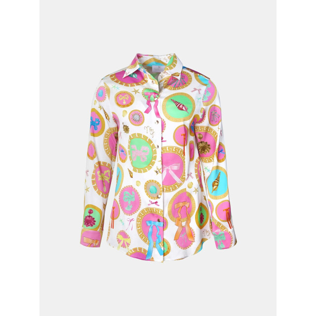 Mucho Gusto ® blouse francis bay barok cirkel print MUCHO GUSTO® Blouse Francis Bay Barok Cirkel Print large