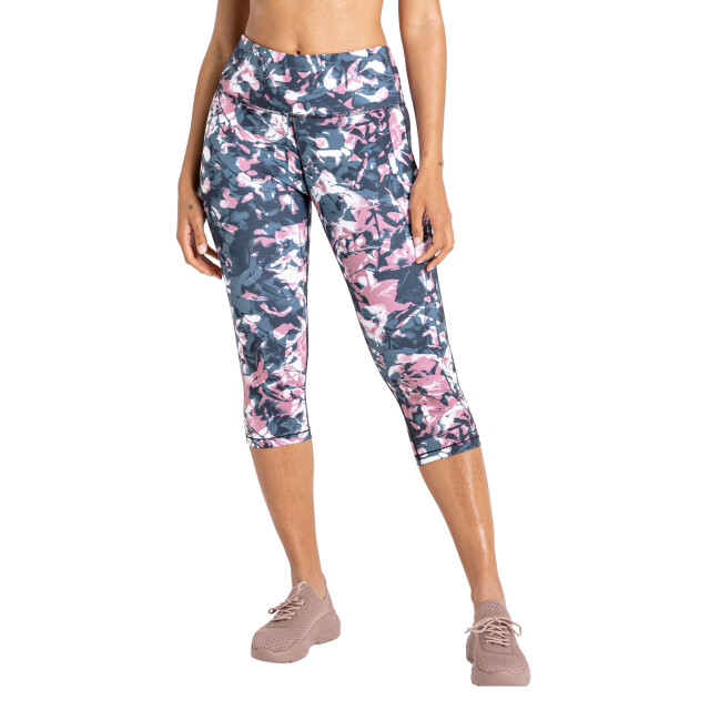Dare2b Dames influential gerecycleerde bloemen 3/4 legging UTRG7829_mesarose large