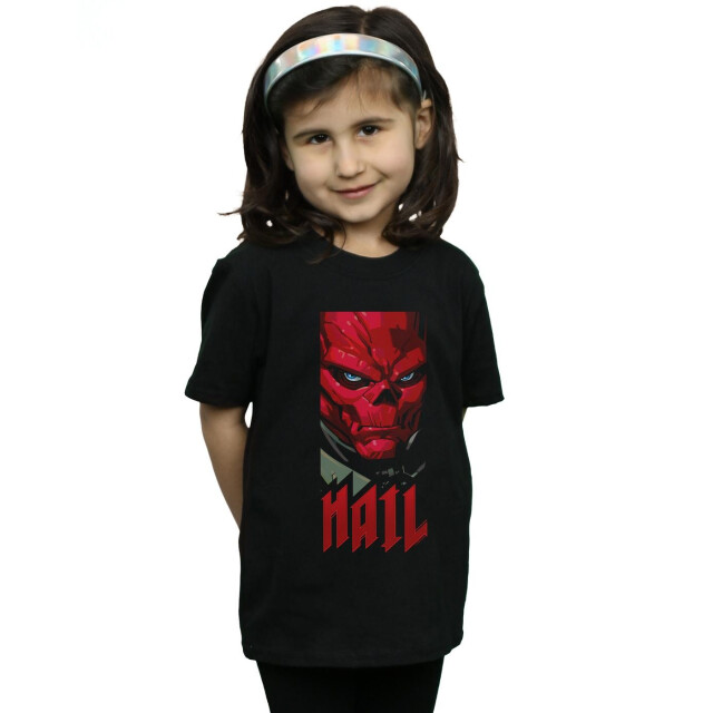Li-cense Marvel meisjes avengers hail red skull katoenen t-shirt UTBI3628_black large