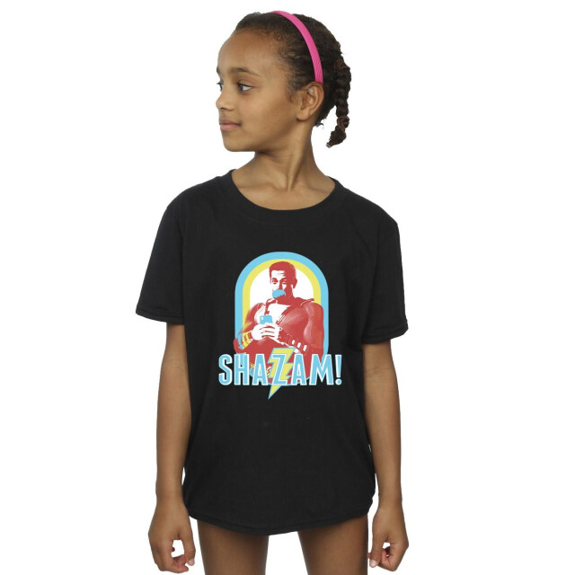 Li-cense Dc comics meisjes shazam buble gum frame katoenen t-shirt UTBI35130_black large