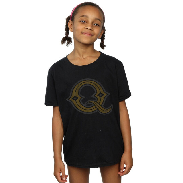Li-cense Disney katoenen t-shirt onward quest logo voor meisjes UTBI33264_black large