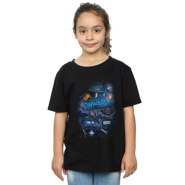 Li-cense Disney katoenen t-shirt met jassendetail voor meisjes UTBI33263_black large