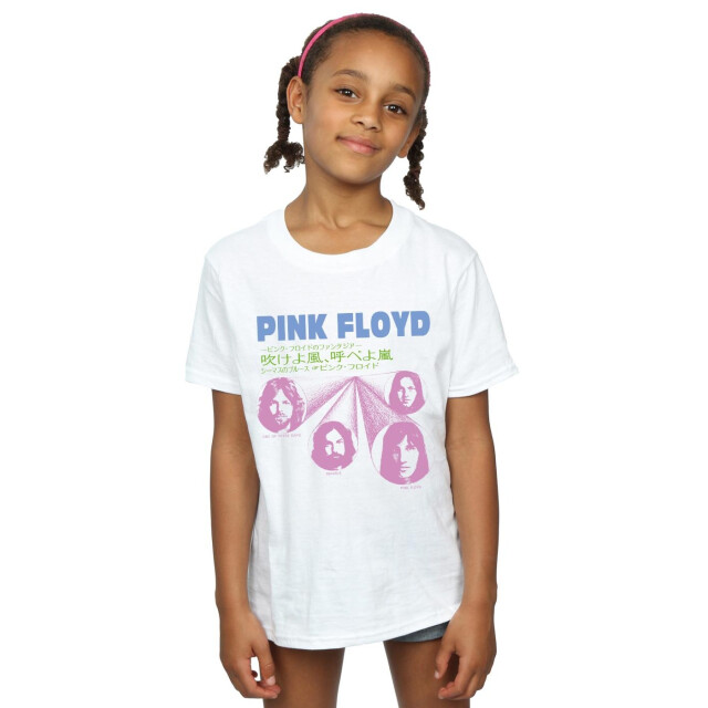 Li-cense Pink floyd meisjes een dezer dagen katoenen t-shirt UTBI33429_white large
