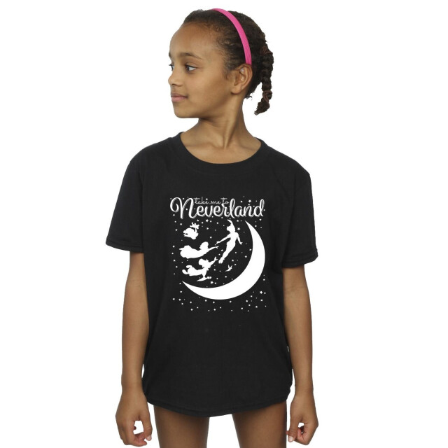 Li-cense Disney meisjes peter pan neem me mee naar neverland katoenen t-shirt UTBI33362_black large