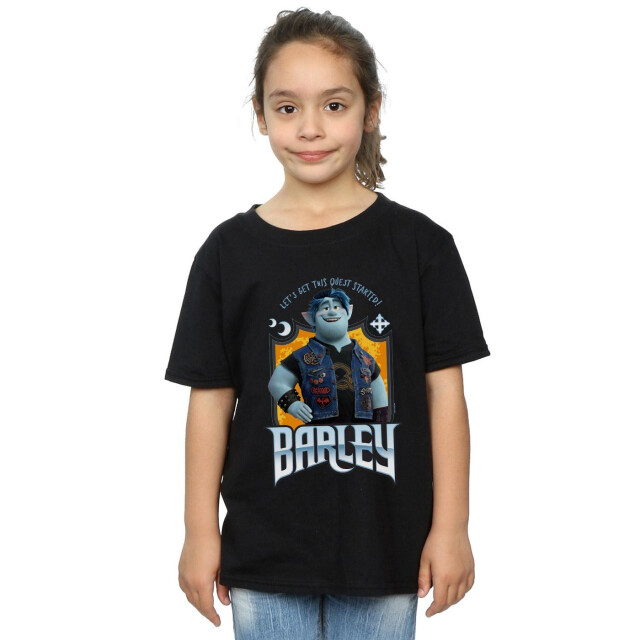 Li-cense Disney katoenen t-shirt onward barley pose voor meisjes UTBI33320_black large