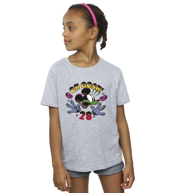 Li-cense Disney meisjes mickey mouse oh gosh pop art katoenen t-shirt UTBI30550_sportsgrey large