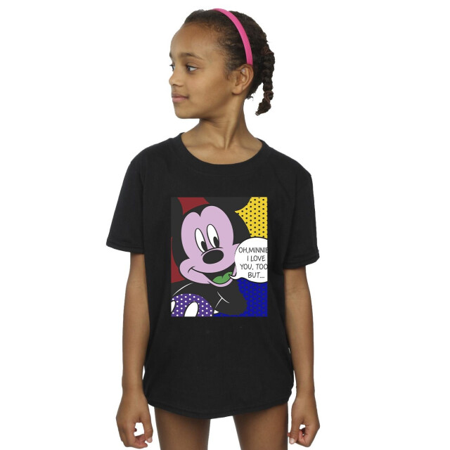 Li-cense Disney meisjes mickey mouse oh minnie pop art katoenen t-shirt UTBI30513_black large