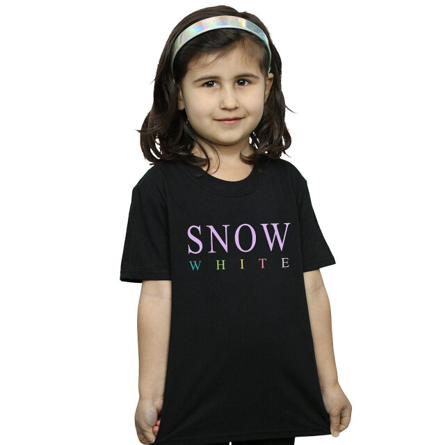 Li-cense Disney princess meisjes sneeuwwitje grafisch katoenen t-shirt UTBI33739_black large