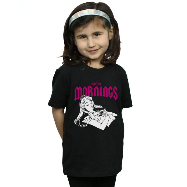 Li-cense Disney meisjes doornroosje doet niet aan ochtenden katoenen t-shirt UTBI33850_black large