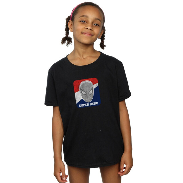 Li-cense Marvel meisjes spider-man superheld sport katoenen t-shirt UTBI31518_black large