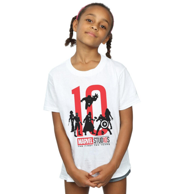 Li-cense Marvel studios meisjes de eerste tien jaar katoenen t-shirt UTBI31088_white large