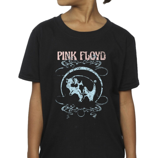 Li-cense Pink floyd meisjes t-shirt swirls katoen UTBI33491_black large
