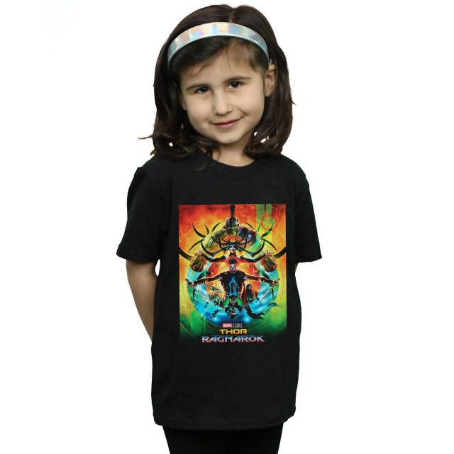 Li-cense Marvel studios meisjes thor ragnarok poster katoenen t-shirt UTBI31084_black large