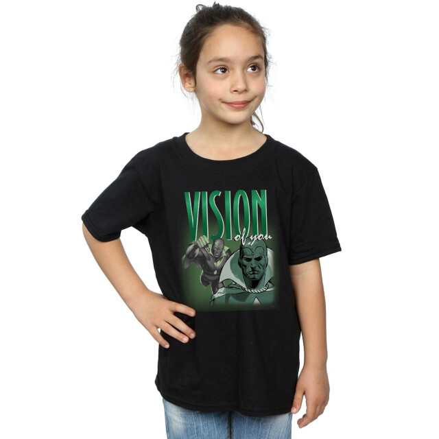 Li-cense Marvel meisjes vision hommage katoenen t-shirt UTBI31428_black large