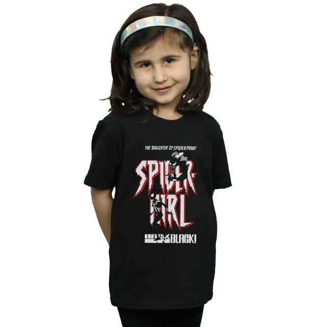Li-cense Marvel meisjes spider-girl terug in katoenen t-shirt UTBI31455_black large