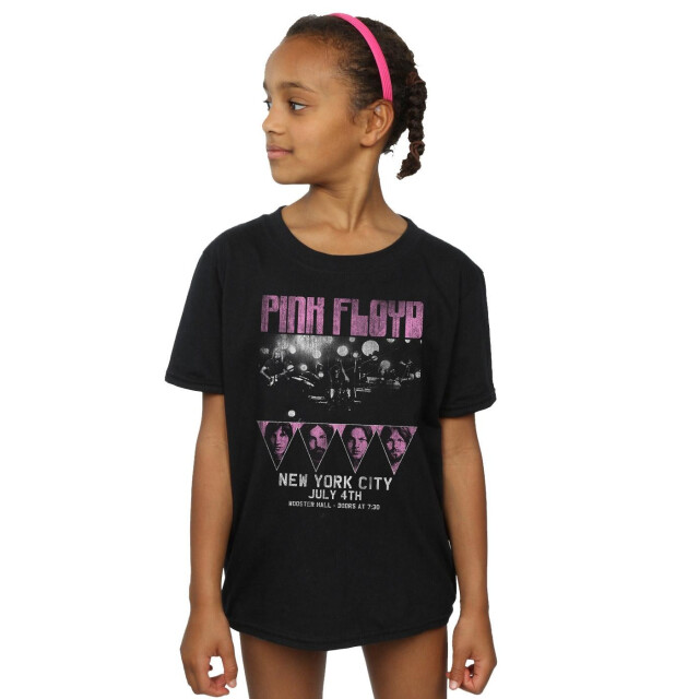 Li-cense Pink floyd meisjes tour nyc katoenen t-shirt UTBI33408_black large