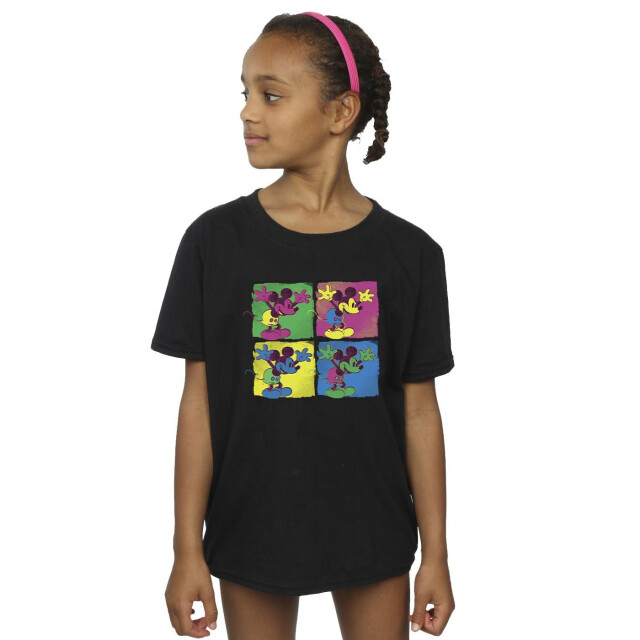 Li-cense Disney meisjes mickey mouse pop art katoenen t-shirt UTBI30529_black large