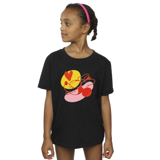 Li-cense Disney meisjes minnie mouse tong hart katoenen t-shirt UTBI30443_black large