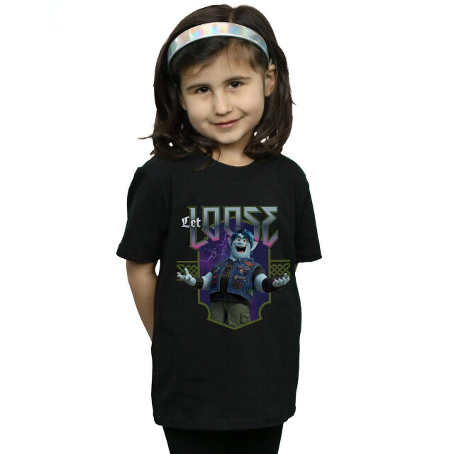 Li-cense Disney katoenen t-shirt onward barley let loose voor meisjes UTBI33319_black large
