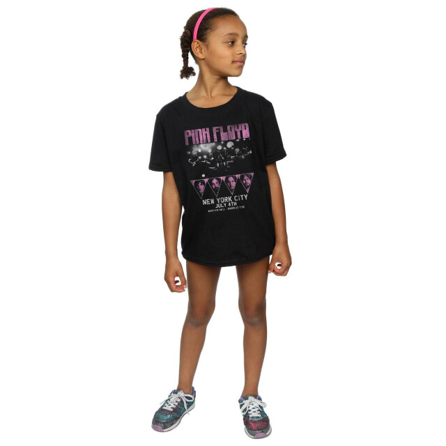 Li-cense Pink floyd meisjes tour nyc katoenen t-shirt UTBI33408_black large