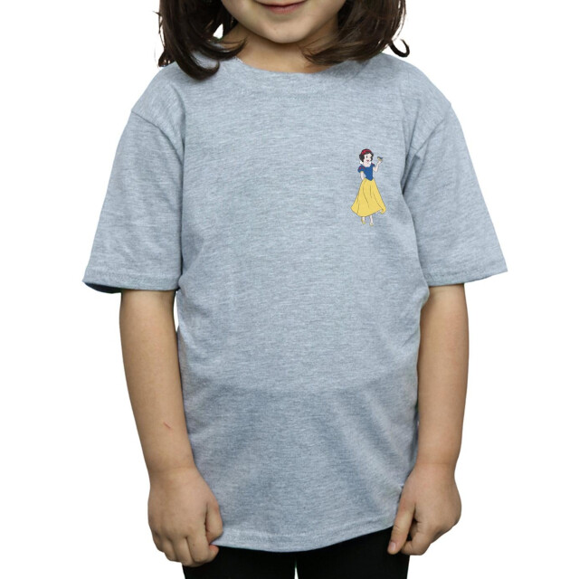 Li-cense Disney princess meisjes sneeuwwitje borsttruitje in katoen UTBI33738_sportsgrey large
