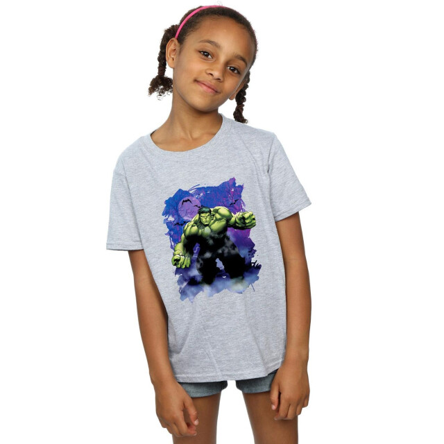 Li-cense Marvel meisjes hulk halloween spookachtig bos katoenen t-shirt UTBI3326_sportsgrey large